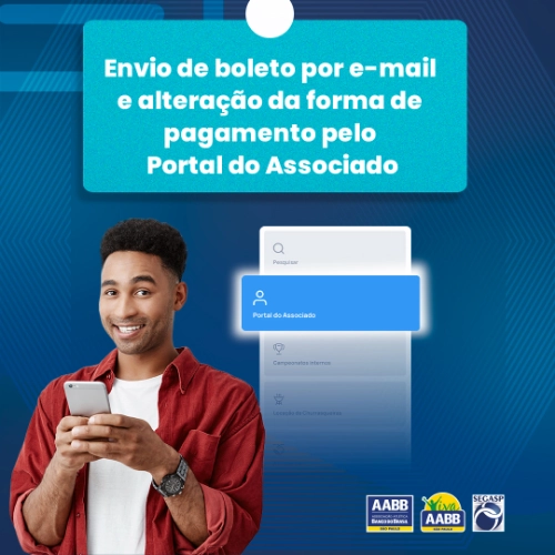 Envio de boleto por e-mail e alteração da forma de pagamento pelo Portal do Associado