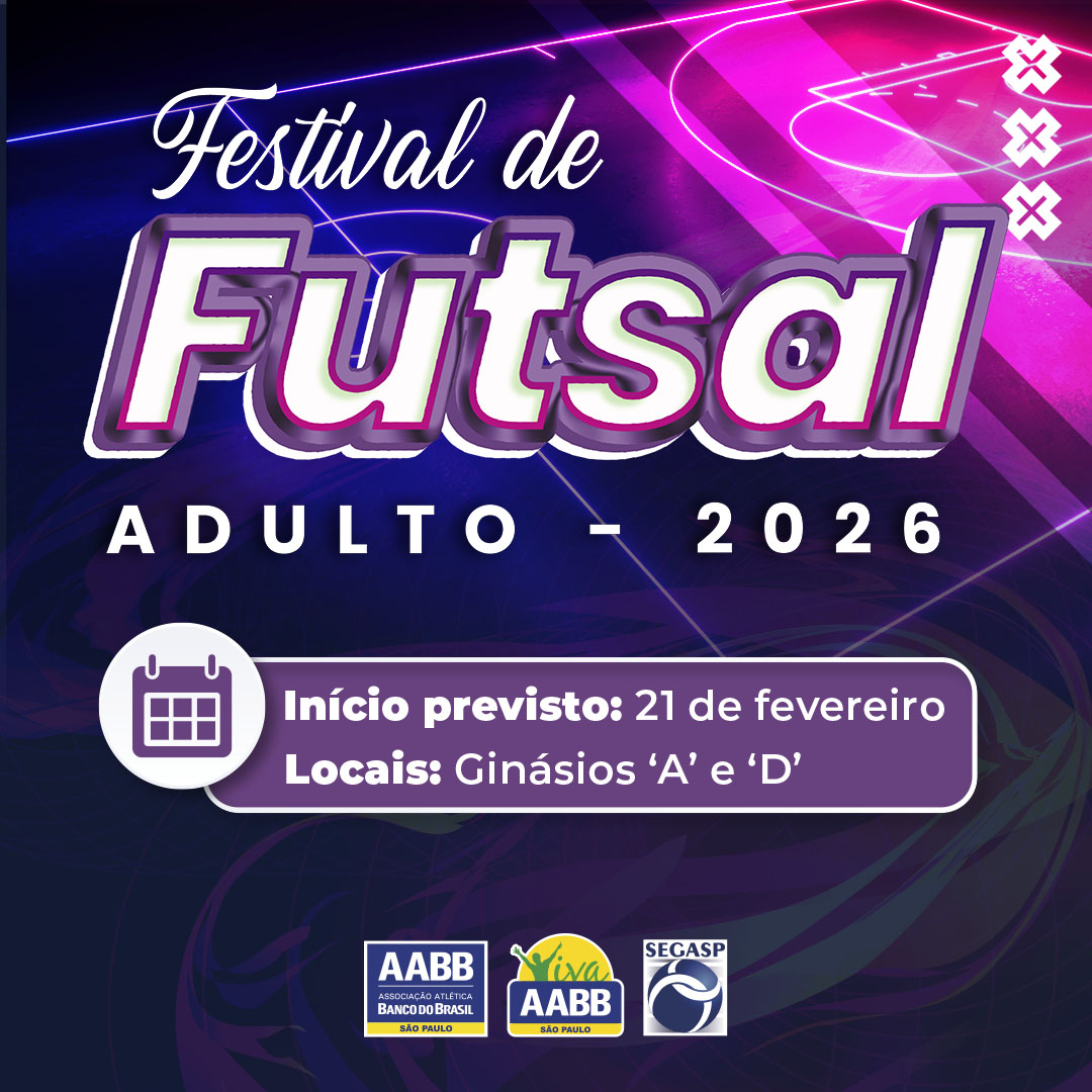 Festival de Futsal Adulto - 2026