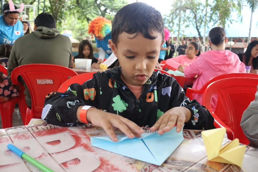 Brincadeiras Cantadas e Ateliê de Dobraduras com o Projeto Sorria – 09/11/2025