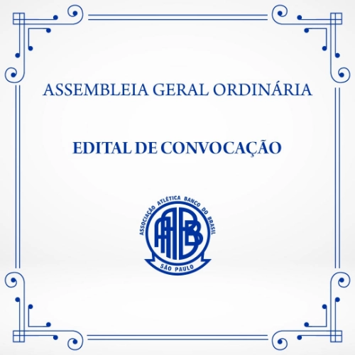 Assembleia Geral Ordinária - Edital de Convocação