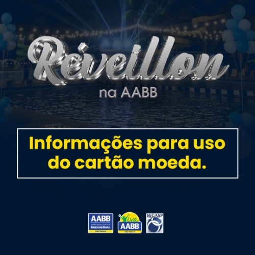 Cartão Moeda – Réveillon na AABB 2025