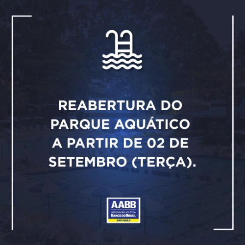 Reabertura do Parque Aquático 2025
