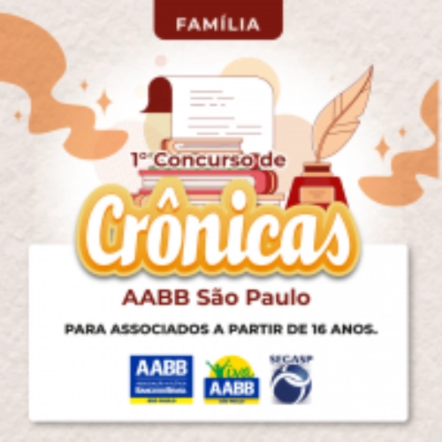 Resultado do 1° Concurso de Crônicas AABB São Paulo