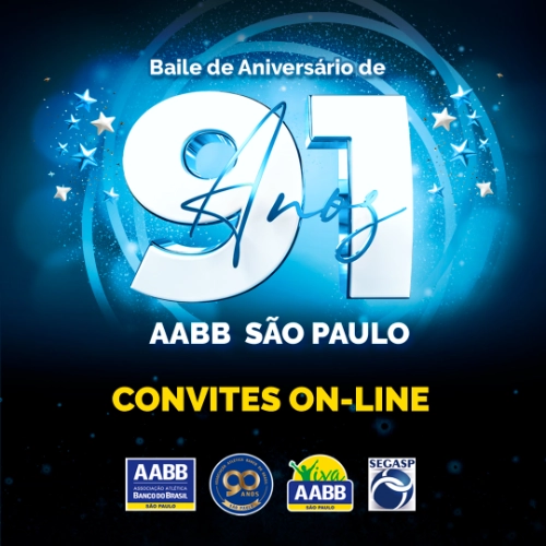 Venda de convites para o Baile de Aniversário de 91 anos da AABB