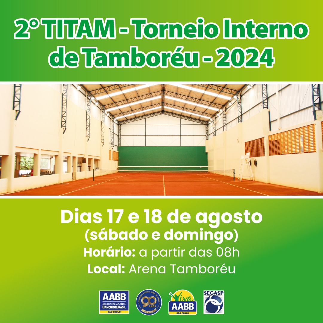 2° TITAM - Torneio Interno de Tamboréu - 2024