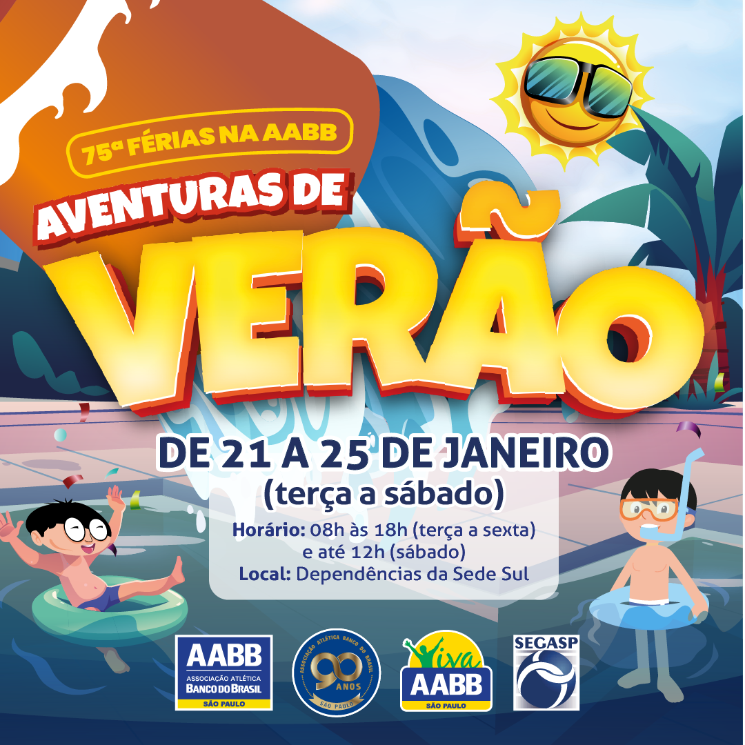 75ª Férias na AABB – Aventuras de Verão