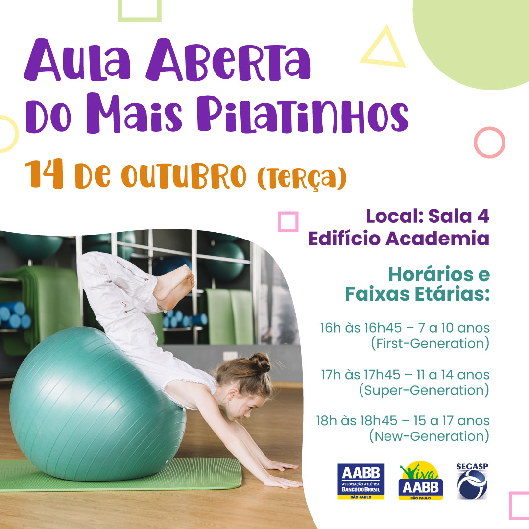 Aula Aberta do Mais Pilatinhos