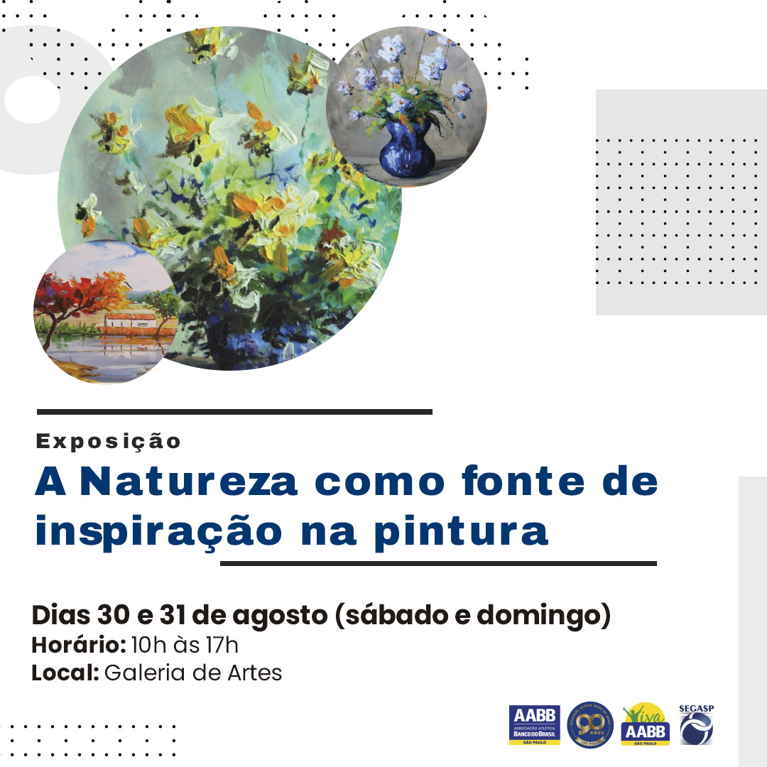 Exposição – A Natureza como fonte de inspiração na pintura