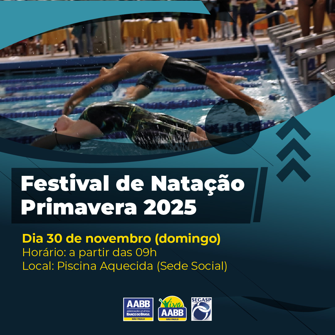 Festival de Natação – Primavera 2025