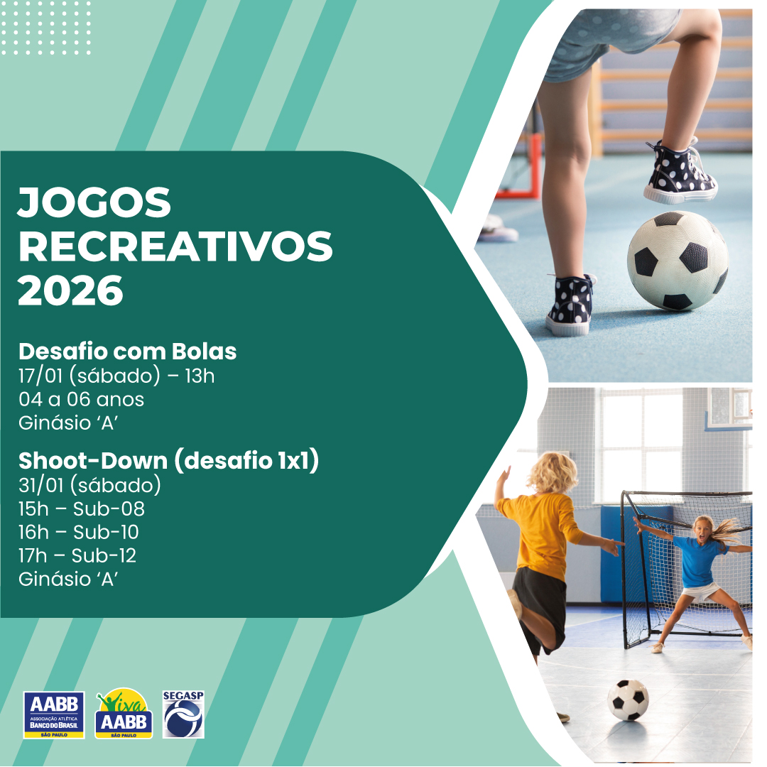 Jogos Recreativos em janeiro