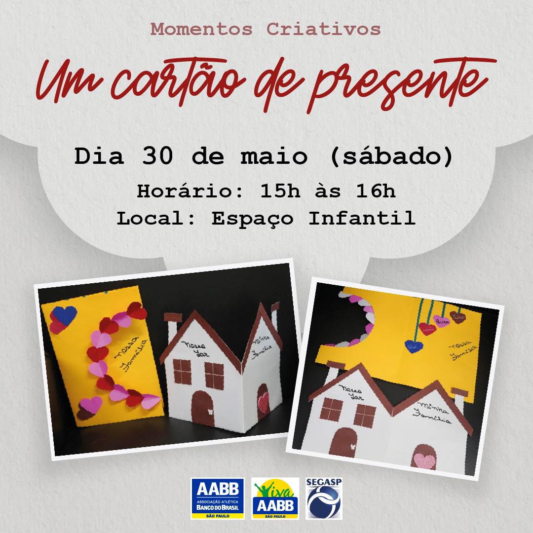 Momentos Criativos – Um cartão de presente