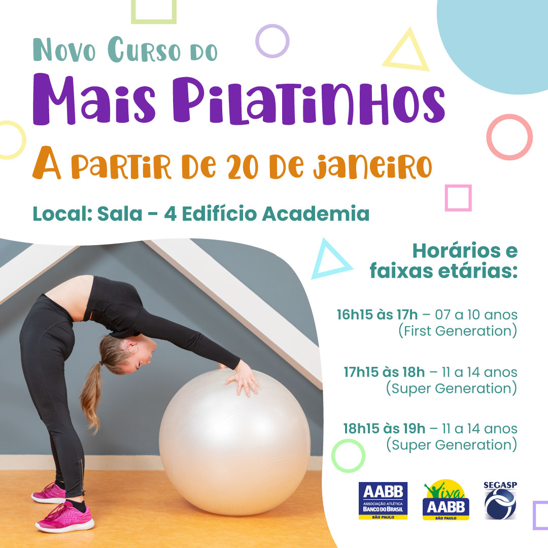 Novo Curso do Mais Pilatinhos
