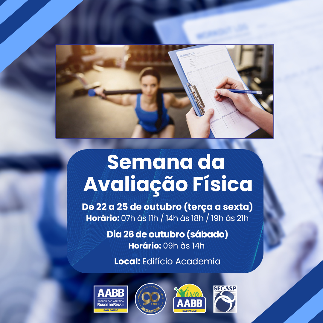 Semana da Avaliação Física - Outubro