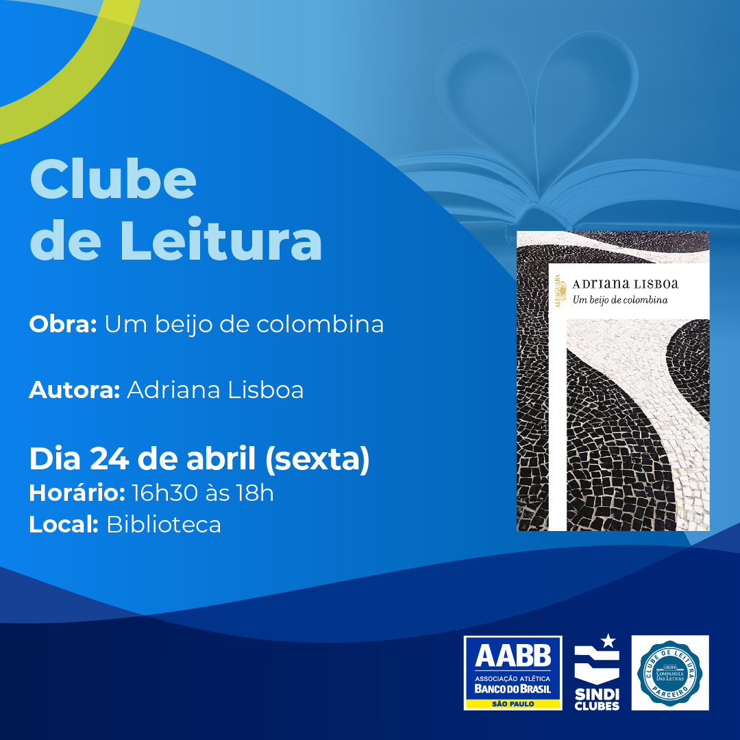 Clube de Leitura – Um beijo de colombina