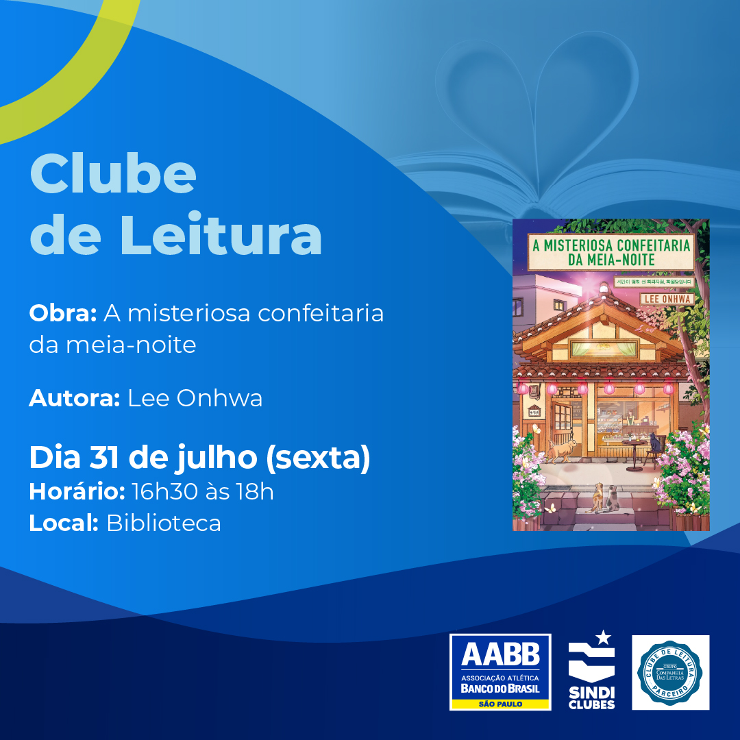Clube de Leitura – A misteriosa confeitaria da meia-noite