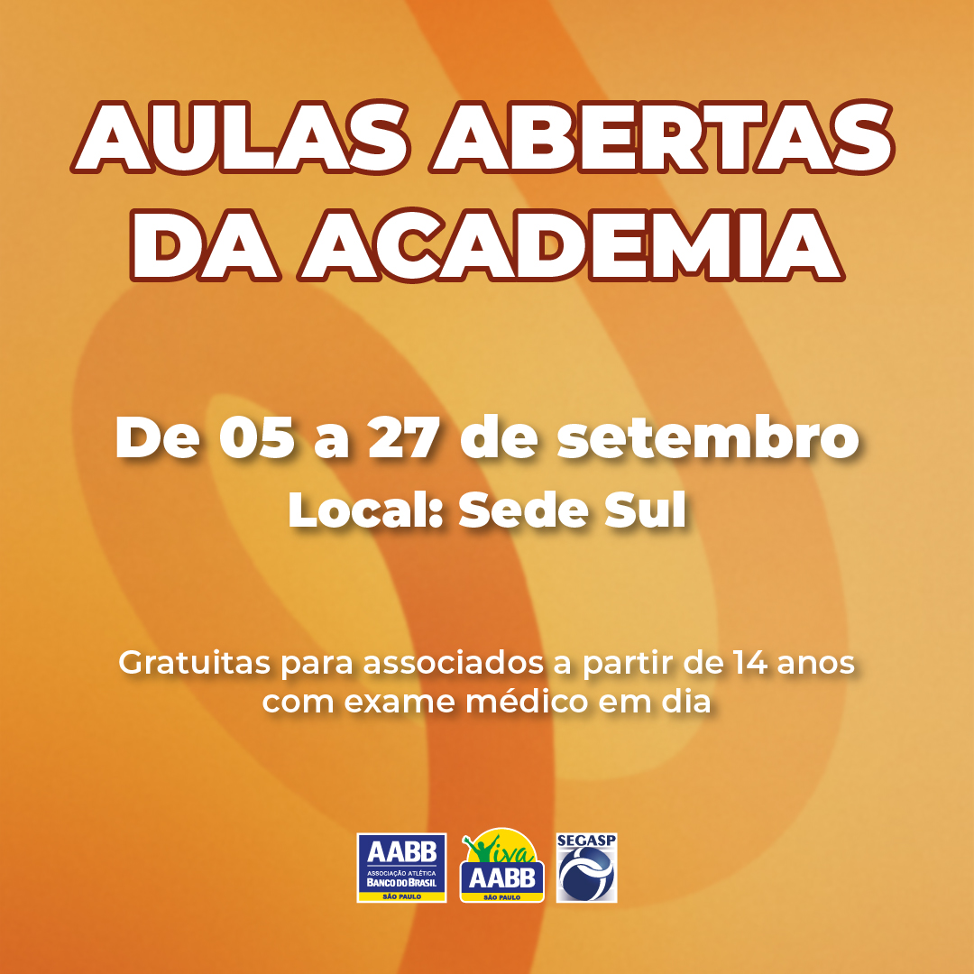 Aulas abertas da Academia