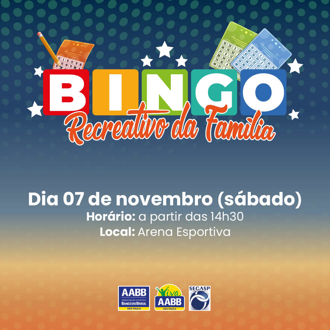 🍀 Bingo Recreativo da Família