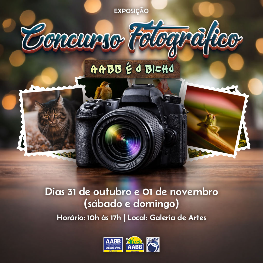 Exposição – Concurso Fotográfico AABB é o Bicho