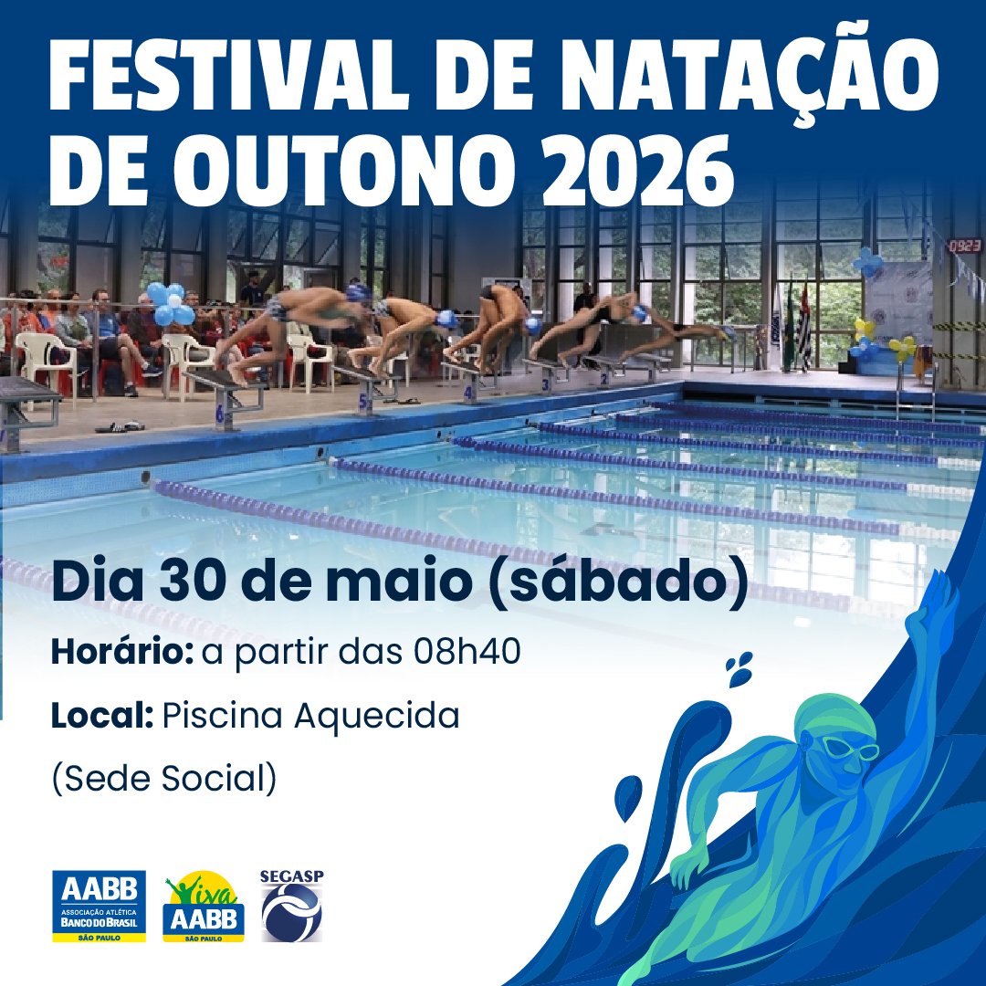 Festival de Natação – Outono 2026