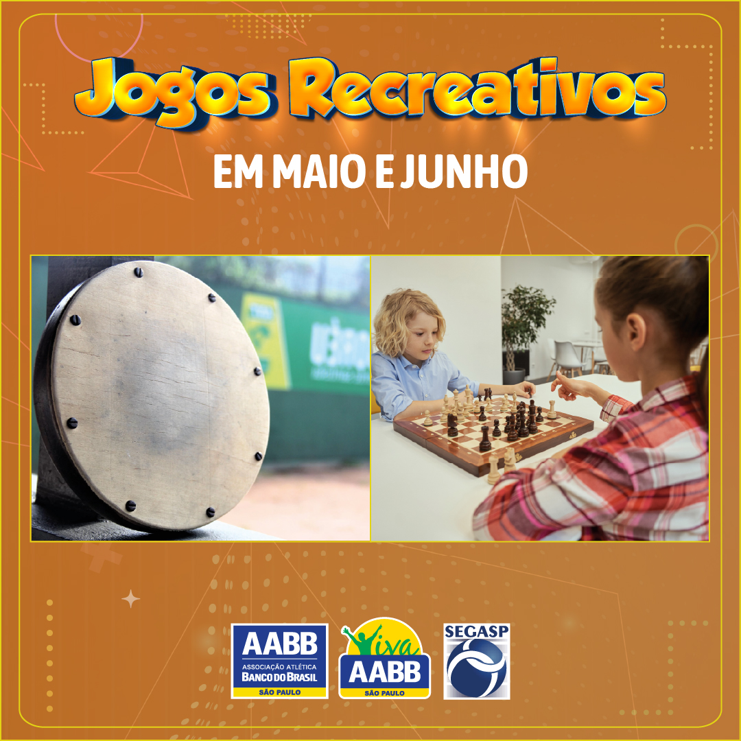Jogos Recreativos em Maio e Junho