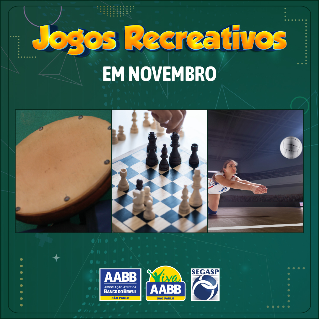 Jogos Recreativos em Novembro