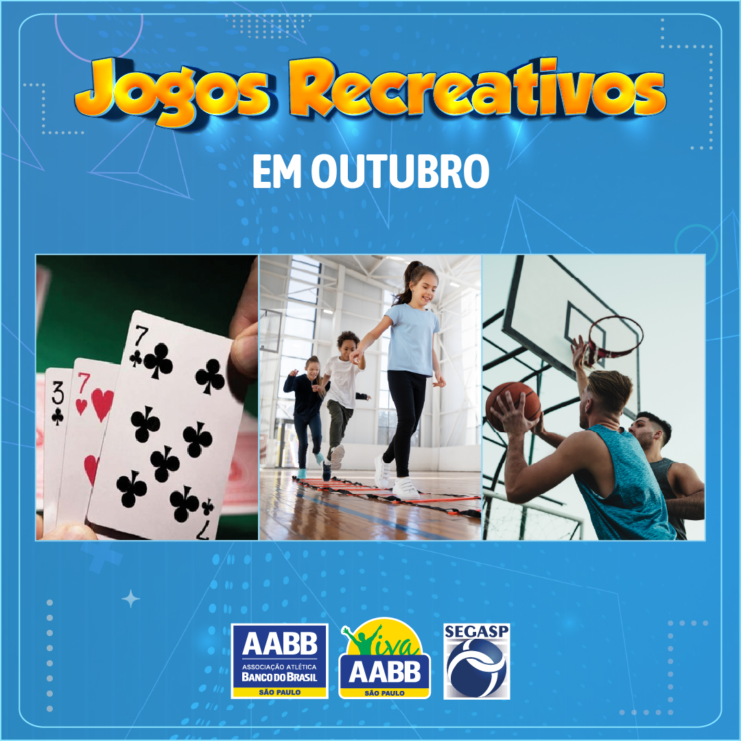 Jogos Recreativos em Outubro