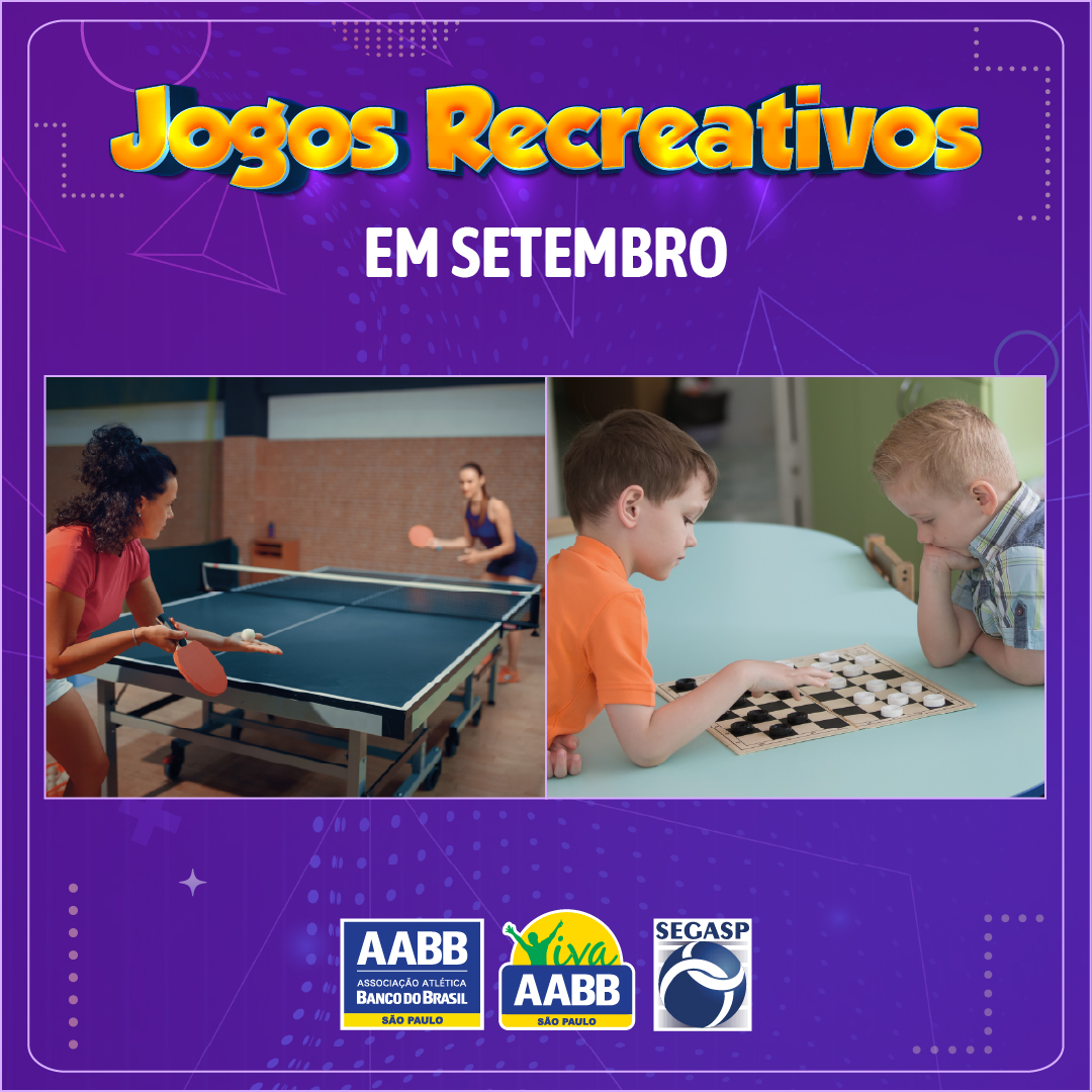 Jogos Recreativos em Setembro