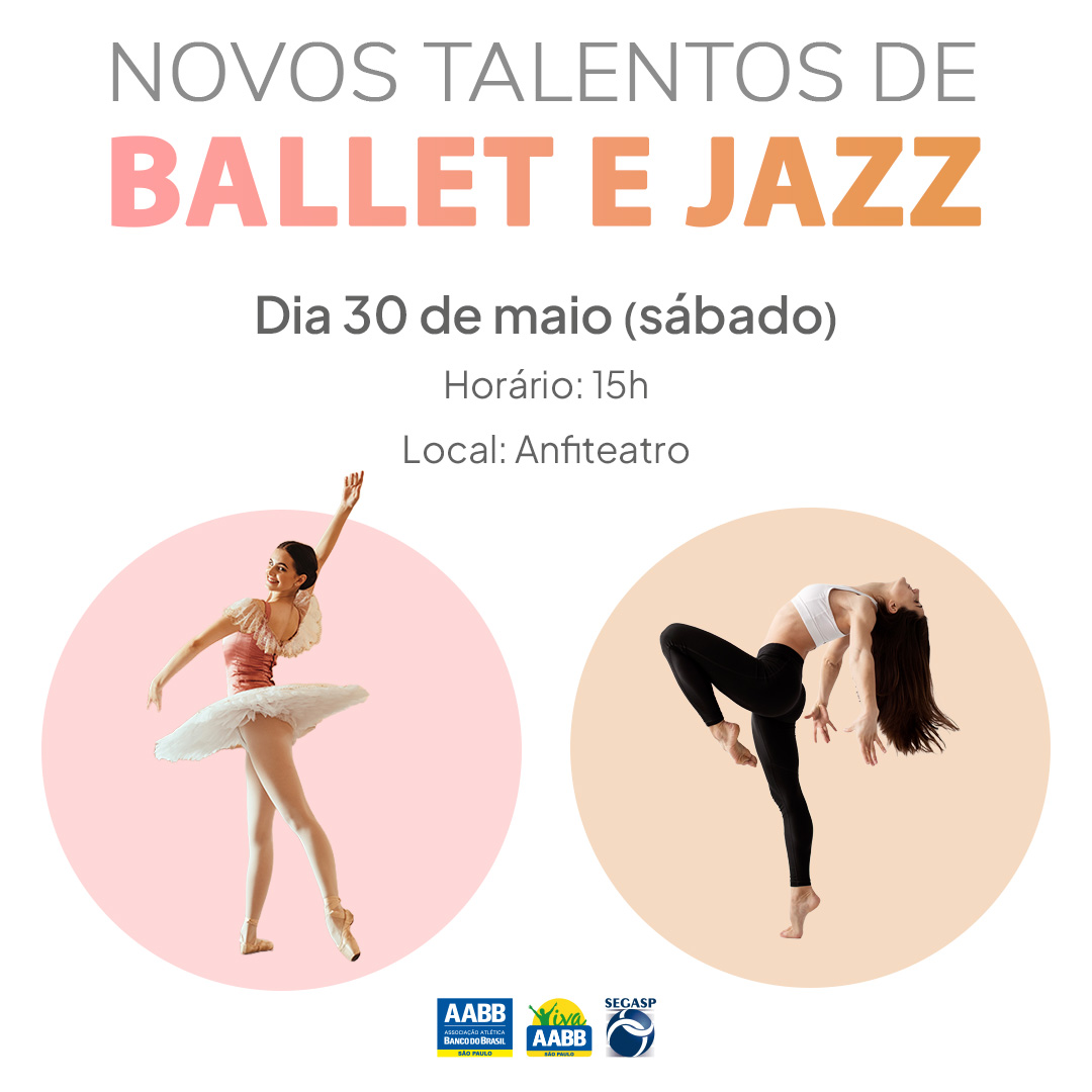 Novos Talentos de Ballet e Jazz 2026
