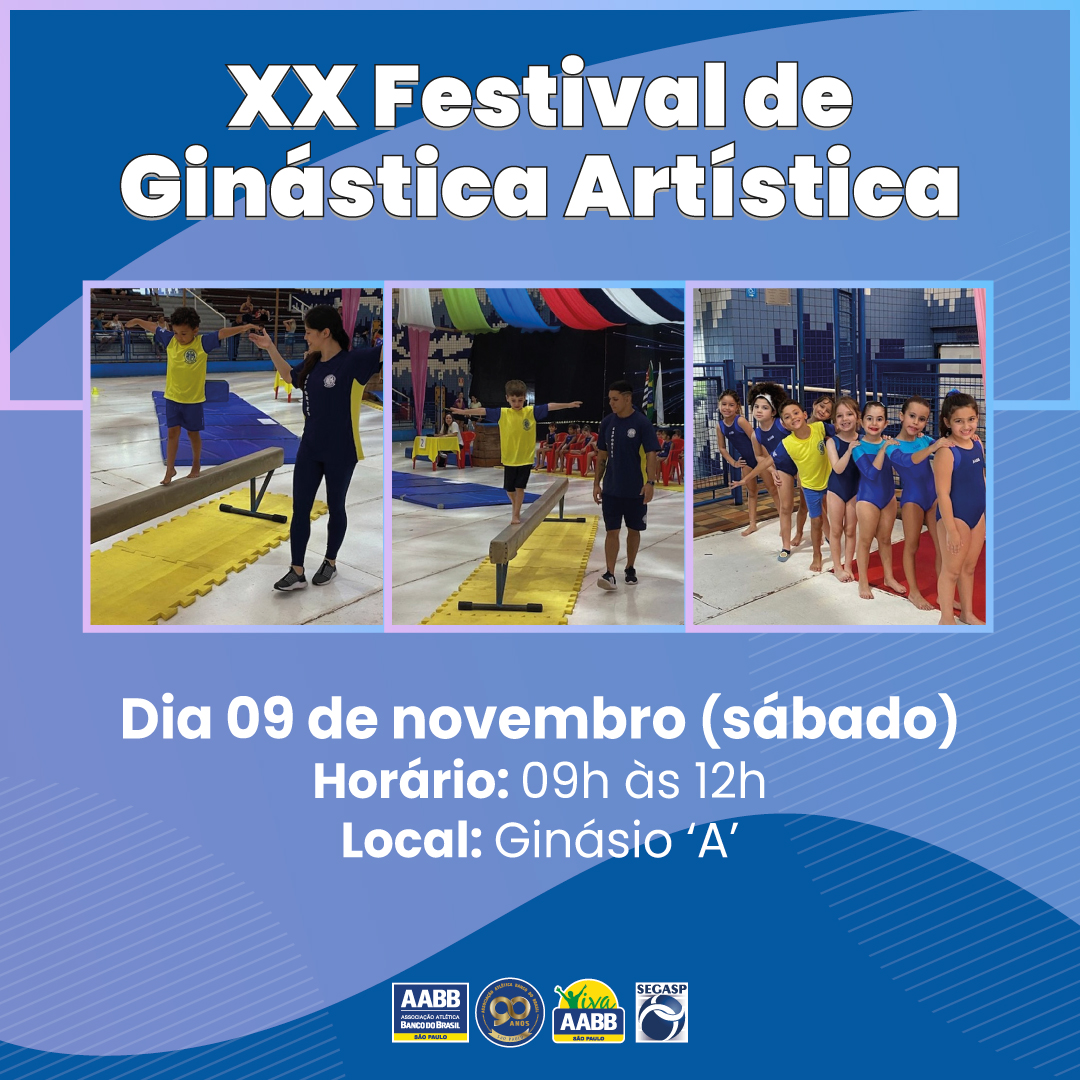 XX Festival de Ginástica Artística AABB