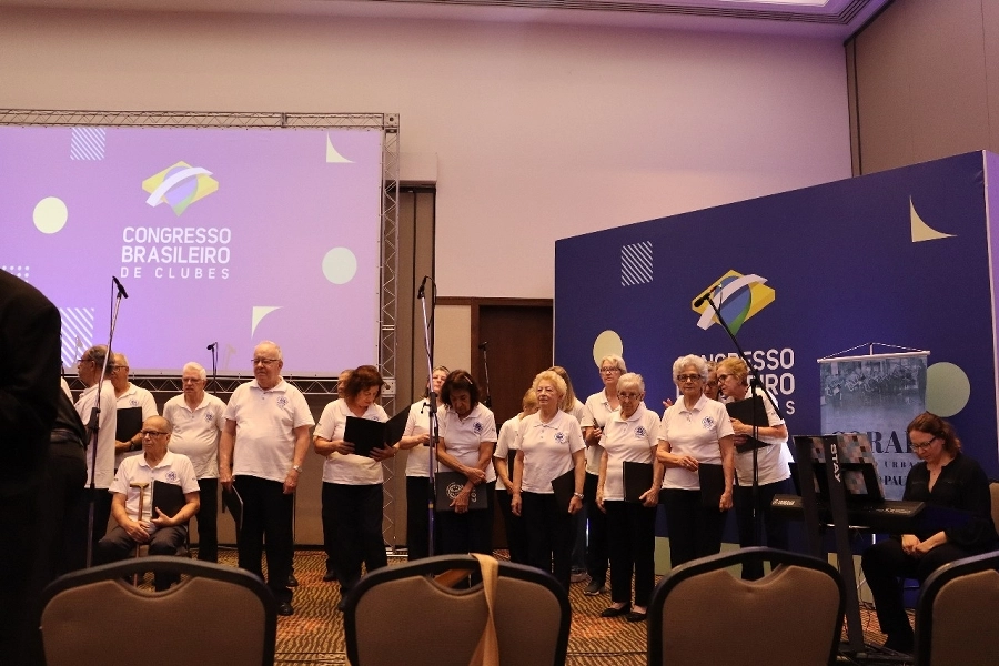 Apresentação do Coral Umberto Urban AABB-SP no Congresso Brasileiro de Clubes – 15/03/2025