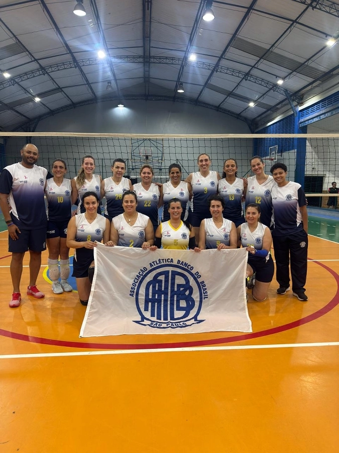 Equipe Master Feminino de Voleibol – Campeã da Copa Interclubes – Categoria C