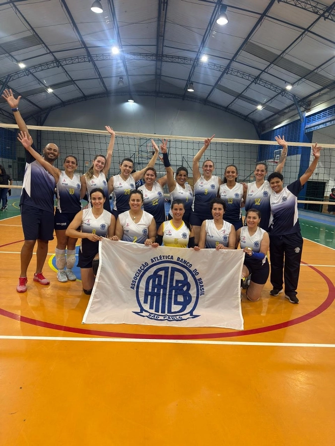 Equipe Master Feminino de Voleibol – Campeã da Copa Interclubes – Categoria C