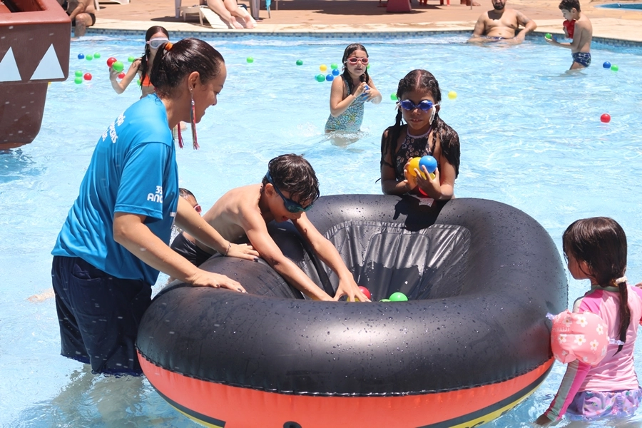 Recreação na AABB com o Projeto Sorria – 14 e 15/02/2026