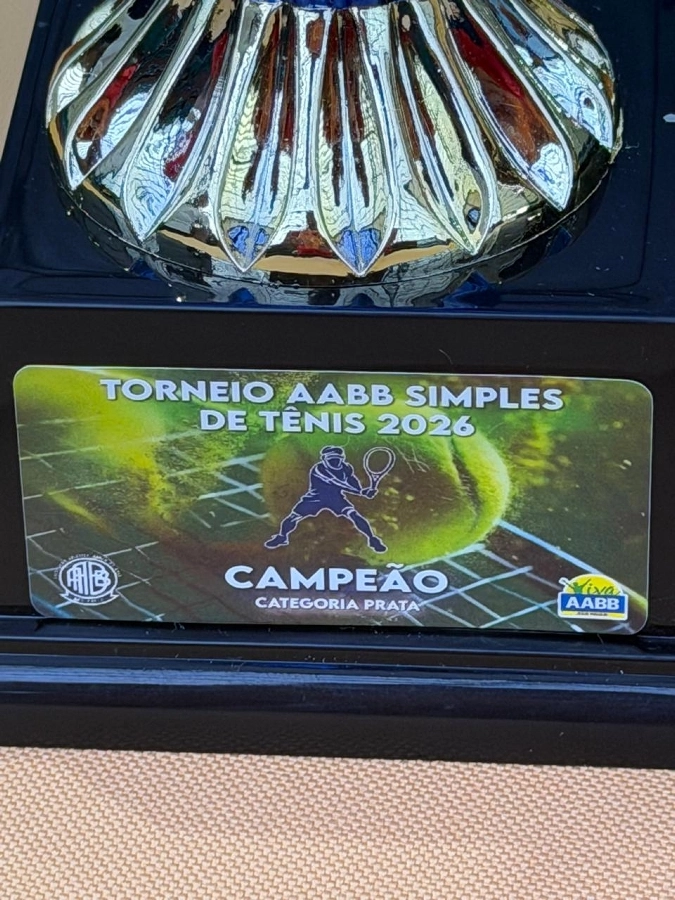 AABB Simples de Tênis – Categoria Masculina (Prata) – 16/03/2026